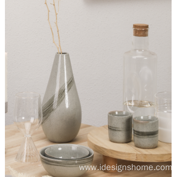 Ceramic Sand Farmhouse Vase